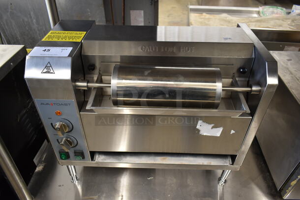 AvaToast BTA1600 Stainless Steel Commercial Countertop Contact Bun Toaster. 120 Volts, 1 Phase. Tested and Working!