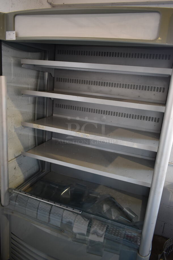 AHT ATC 48-P Metal Commercial Open Grab N Go Merchandiser w/ Shelves. 250 Volts.  - Image 5 of 6