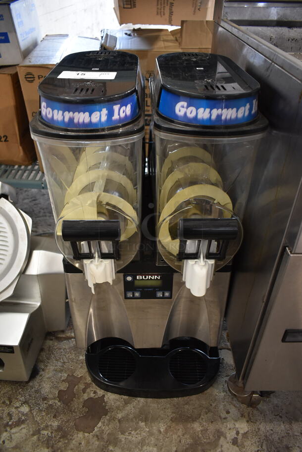 Bunn ULTRA-2 Stainless Steel Commercial Countertop 2 Hopper Slushie Machine. 120 Volts, 1 Phase. Tested and Working! - Image 1 of 6