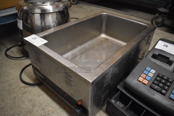 American Permanent Ware W-3V Stainless Steel Commercial Countertop Food Warmer. 120 Volts, 1 Phase. 14.5x24x9. Tested and Working! - Image 2 of 5