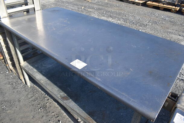 Stainless Steel Commercial Table w/ Metal Under Shelf. 60x30x35 - Image 4 of 4