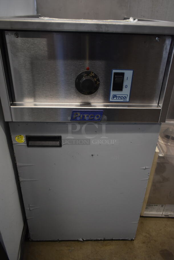 2019 Pitco Frialator E35 Stainless Steel Commercial Floor Style Electric Powered Deep Fat Fryer. 208 Volts, 3 Phase. - Image 4 of 7