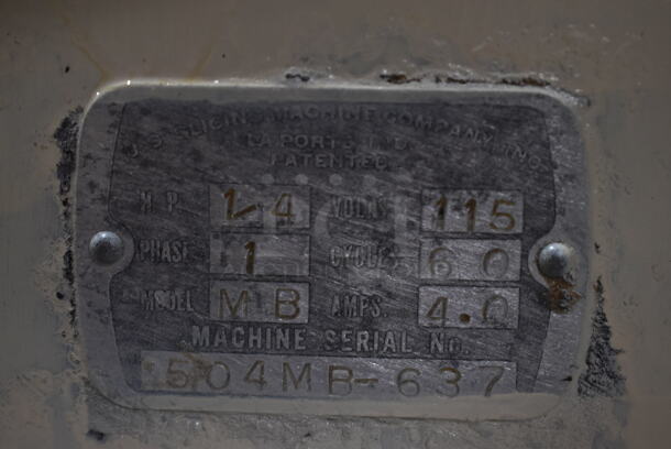 US Slicing MB Metal Commercial Countertop Bread Loaf Slicer. 115 Volts, 1 Phase. Tested and Working! - Image 6 of 6