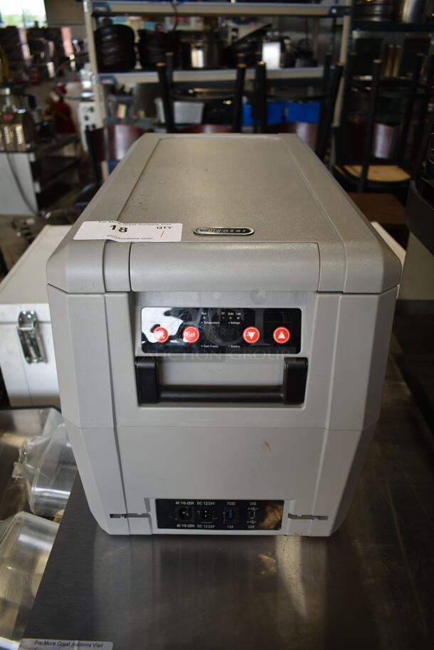 BRAND NEW SCRATCH AND DENT! Whynter FMC-350XP Metal Countertop 34 Quart Compact Portable Freezer Refrigerator. 115 Volts, 1 Phase. Tested and Working! - Image 1 of 7