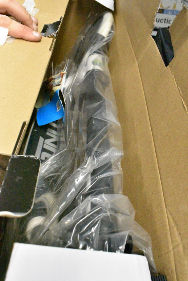 6 IN ORIGINAL BOX! Various Items Including SereneLife Scooter, Nutrichef Pan Set, Pyle CD Player Boombox, Pyle PDWRBT56BK Speakers, Mite Excel Unit. 6 Times Your Bid!  - Image 3 of 12