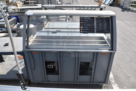 Duke SUB-CP-TC60 M Refrigerated Subway Sandwich Station. 120 Volt. Cannot Test - Unit Was Previously Hardwired