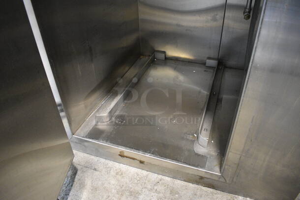 Martin / Baron Model MBI 1-18-0002-19 Stainless Steel Commercial Floor Style Nitrogen Blast Freezer. 230 Volts, 3 Phase. 54x42x72  - Image 4 of 6