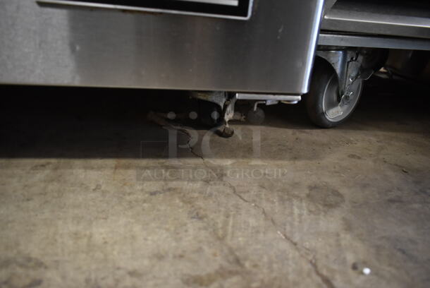 2017 Migali C-U48R-HC Stainless Steel Commercial 2 Door Undercounter Freezer on Commercial Casters. 115 Volts, 1 Phase. Tested and Working! - Image 6 of 6