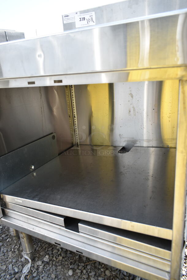 Glastender DBGR-24 Stainless Steel Drain Board.  - Image 3 of 5