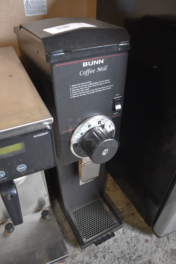 2018 Bunn Model G3 HD Metal Commercial Countertop Coffee Bean Grinder. 120 Volts, 1 Phase. 8x16x27. Tested and Working! - Image 2 of 5