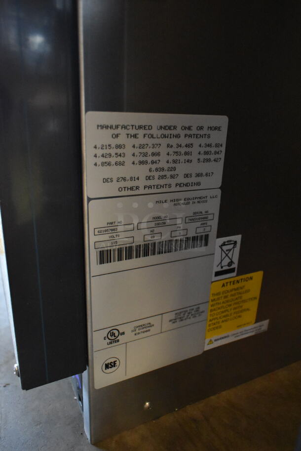 BRAND NEW SCRATCH AND DENT! Ice-O-Matic IOD150 Metal Commercial Countertop 22" Wide Countertop Ice Dispenser 150 lb. Capacity. 115 Volts, 1 Phase.  - Image 5 of 6