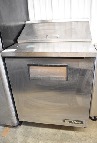 True TSSU-27-8 Stainless Steel Commercial Sandwich Salad Prep Table Bain Marie Mega Top. 115 Volts, 1 Phase. Tested and Working!