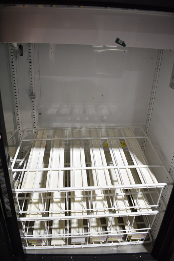 2018 True GDM-41SL-48-HC-LD Metal Commercial 2 Door Reach In Cooler Merchandiser w/ Poly Coated Racks. 115 Volts, 1 Phase. Tested and Working! - Image 2 of 4