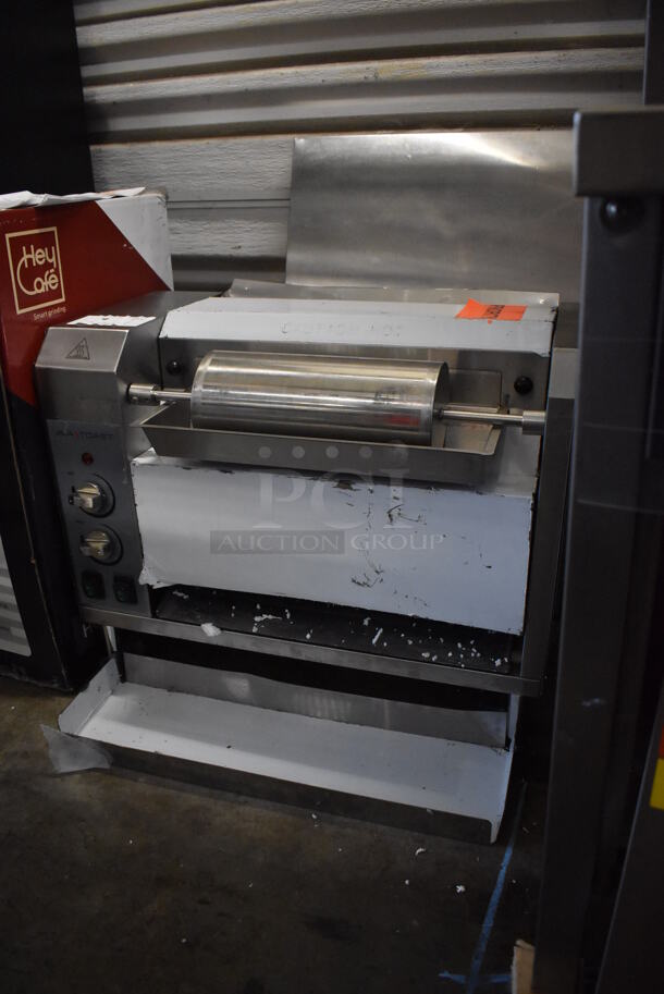 BRAND NEW SCRATCH AND DENT! AvaToast BT18H Stainless Steel Commercial Countertop Vertical Contact Conveyor Bun Toaster. 208/240 Volts, 1 Phase. 25x17x21. Tested and Working! - Image 3 of 6