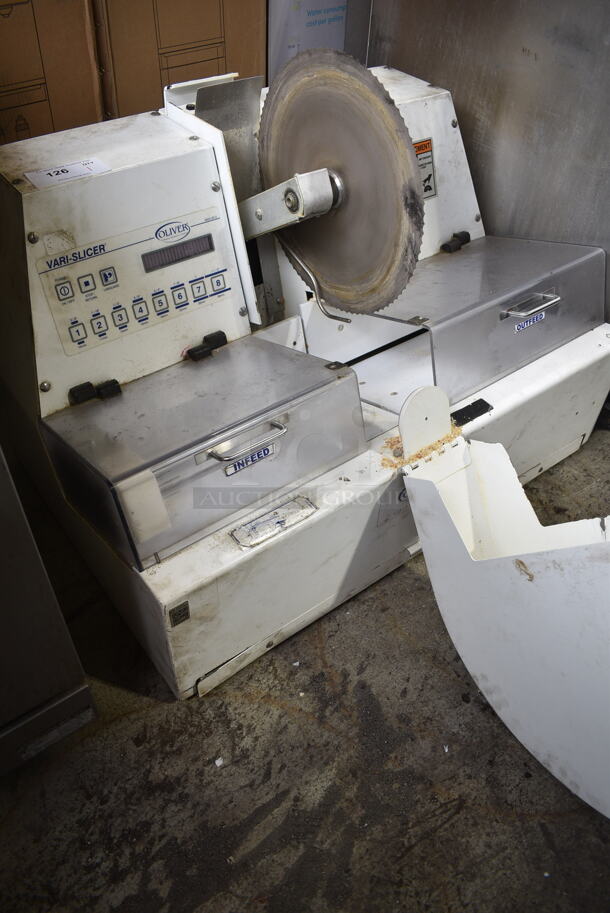 Oliver 2005 Metal Commercial Countertop Bread Loaf Slicer. 115 Volts, 1 Phase. Tested and Working! - Image 7 of 8