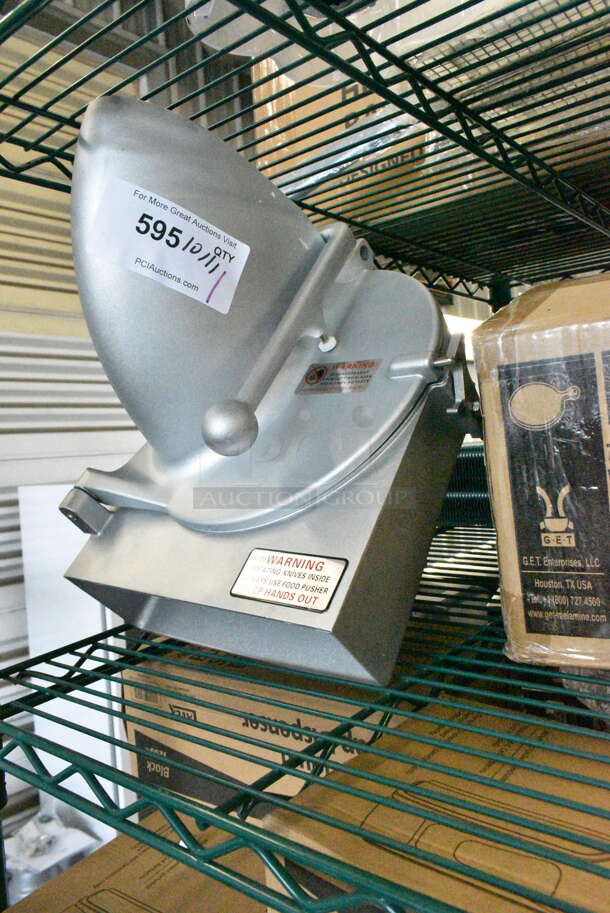 BRAND NEW SCRATCH AND DENT! Metal Commercial Pelican Head Mixer Attachment w/ Blade Frame. No Blade.  - Image 3 of 9