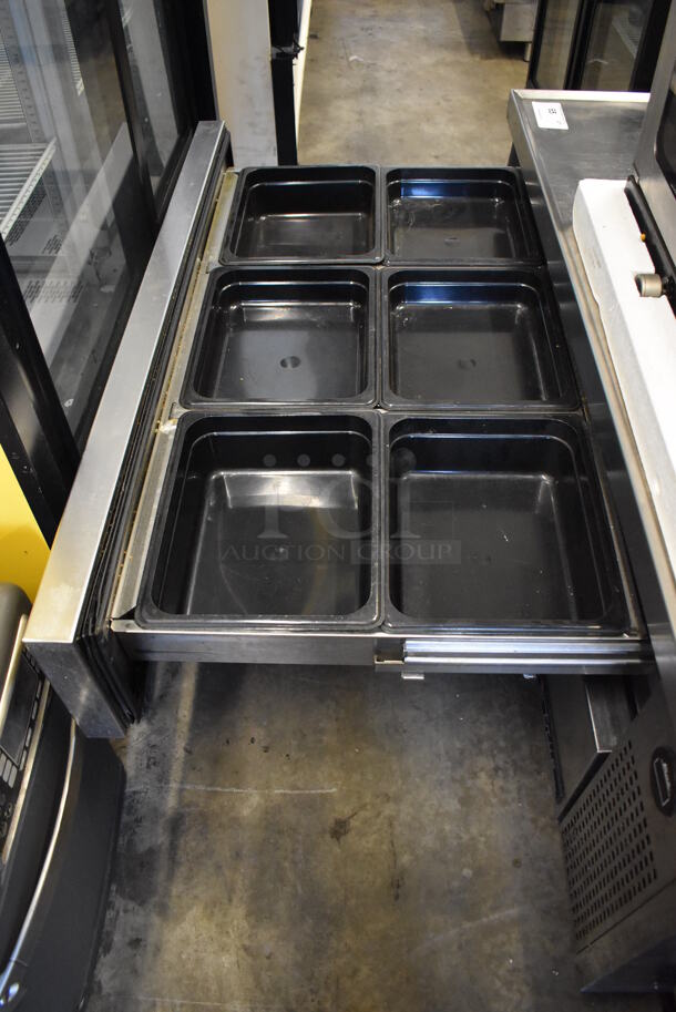 2013 True TRCB-52 Stainless Steel Commercial 2 Drawer Chef Base on Commercial Casters. 115 Volts, 1 Phase. 52x32x25. Tested and Working! - Image 3 of 5
