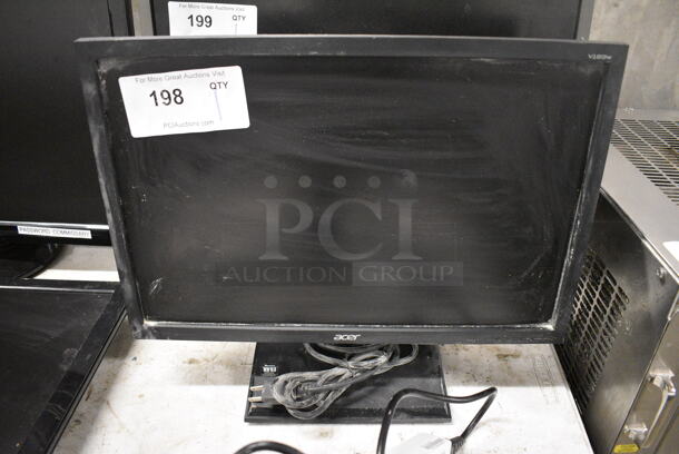 Acer Model V193W 19" Computer Monitor. - Image 1 of 3