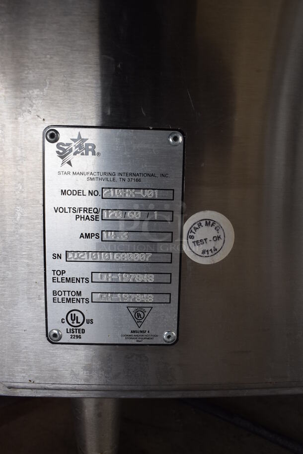 Star Holman 210HX-V01 Stainless Steel Commercial Countertop Electric Powered Conveyor Pizza Oven. 120 Volts, 1 Phase. 14x30x14.5. Tested and Working! - Image 5 of 6