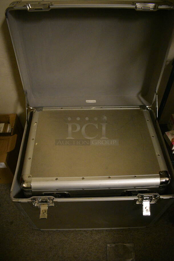 ALL ONE MONEY! Lot of Various Items Including Metal Storage Trunks, Hot/Cold Compress, and Painting Supplies - Image 5 of 9