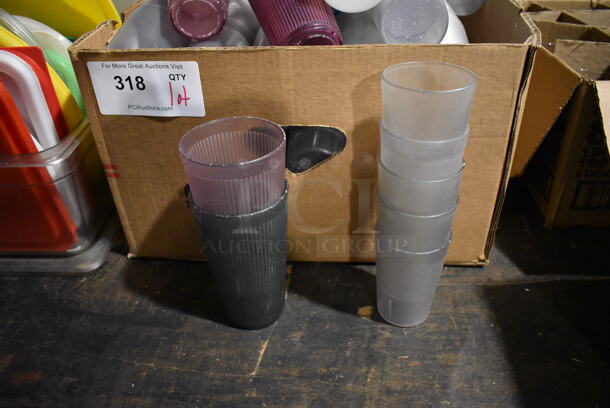 ALL ONE MONEY! Lot of Various Items Including Poly Beverage Tumblers and Poly Pitcher. Includes 3.5x3.5x6 - Image 3 of 4