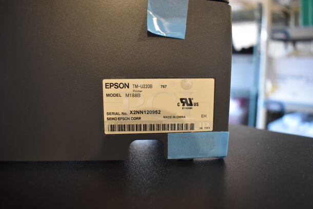 BRAND NEW IN BOX! Epson M188B Receipt Printer. 6.5x9x6.5 - Image 8 of 9