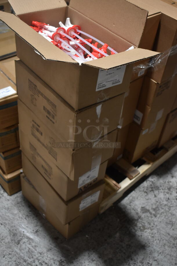 6 Boxes of 24 BRAND NEW IN BOX! 10042174 TRIGGER SPRAYER HEAD 9.25"TUBE F/ 32oz BOTTLE RED/WHT. 6 Times Your Bid! - Image 5 of 7