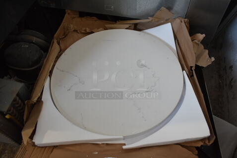 BRAND NEW IN BOX! Art Marble Furniture Granite Tabletop. 24x24