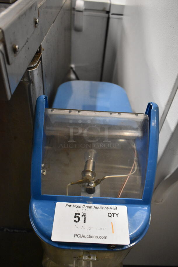 GHZ-114FF Stainless Steel Commercial Countertop Single Hopper Slushie Machine. 115 Volts, 1 Phase. Tested and Working! - Image 4 of 7