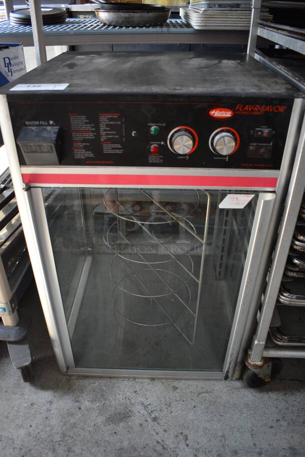 Hatco Flav-r-savor Metal Commercial Warming Cabinet Merchandiser. 22.5x24.5x32.5. Tested and Working But Parts Do Not Move