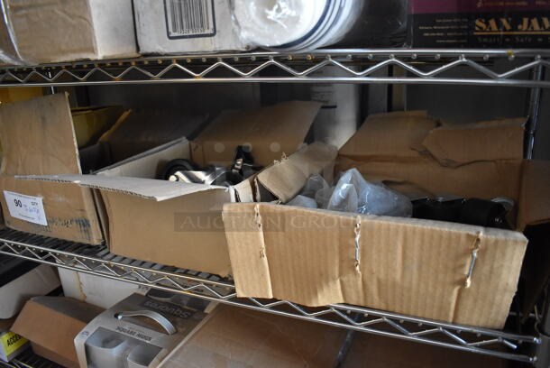 ALL ONE MONEY! Lot of 3 Boxes of Various Items Including Commercial Casters - Image 2 of 5