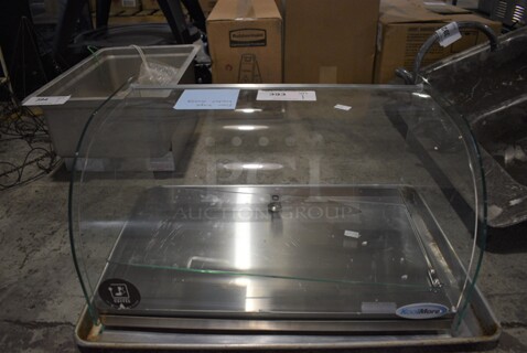 BRAND NEW! KoolMore Model DC-2C Glass Countertop Dry Display Case. Back Door Is Not Attached. 22x15x15