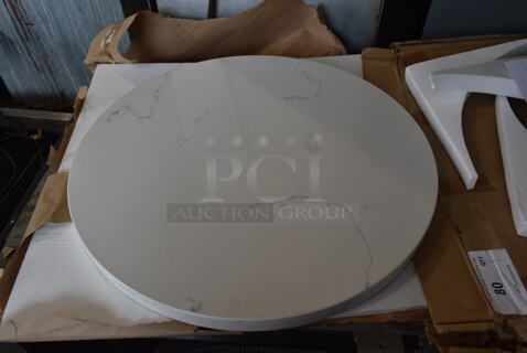 BRAND NEW IN BOX! Art Marble Furniture Granite Tabletop. 24x24