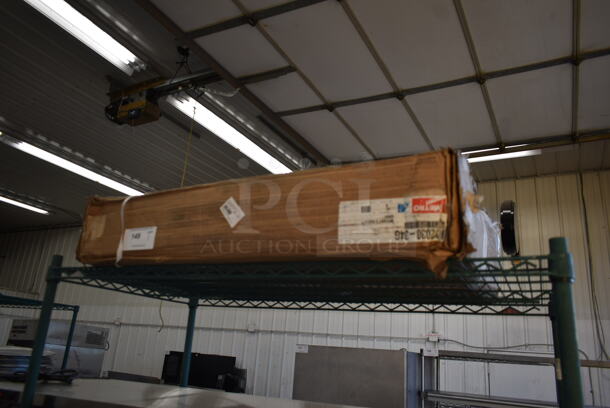 BRAND NEW IN BOX! Metro myCart MY2030-34G Gray Utility Cart with Three Shelves and Chrome Posts - 24" x 34". Stock Picture Used as Gallery. - Image 2 of 4