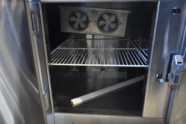 Stainless Steel Commercial 3 Door Undercounter Cooler. Tested and Powers On But Does Not Get Cold
 - Image 5 of 6
