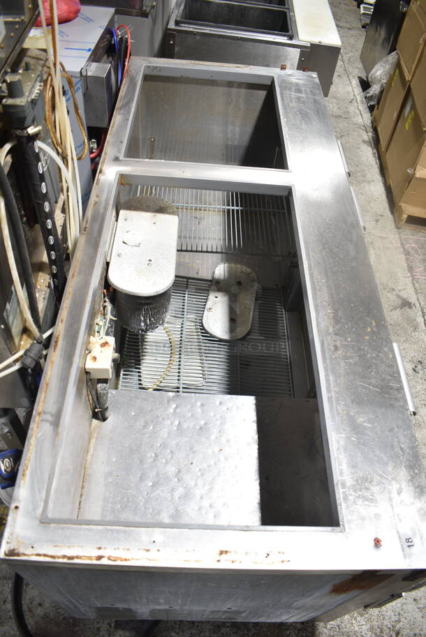 Leader LM 72 Stainless Steel Commercial Prep Table on Commercial Casters. 115 Volts, 1 Phase. Tested and Working! - Image 3 of 12