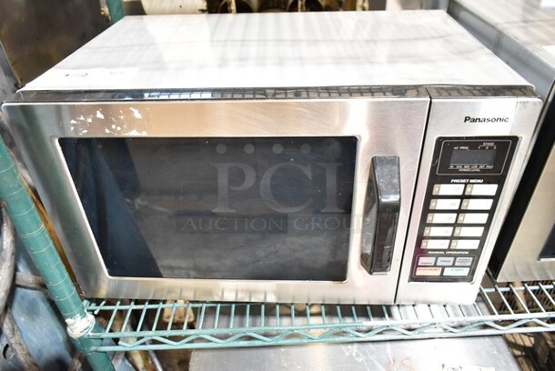 2015 Panasonic NE-1054F Stainless Steel Commercial Countertop Microwave Oven. 120 Volts, 1 Phase. - Item #1114166