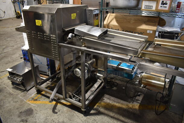 Belshaw Adamatic 22306W Stainless Steel Commercial Floor Style Thermoglaze Icing Machine on Commercial Casters. 208 Volts, 1 Phase. - Image 1 of 6