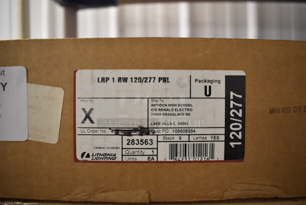 3 Various IN ORIGINAL BOX! Exit Signs; Two F2RP W 2 RMR 120/277 PNL and LRP 1 RW 120/277 PNL. 3 Times Your Bid! - Image 3 of 6