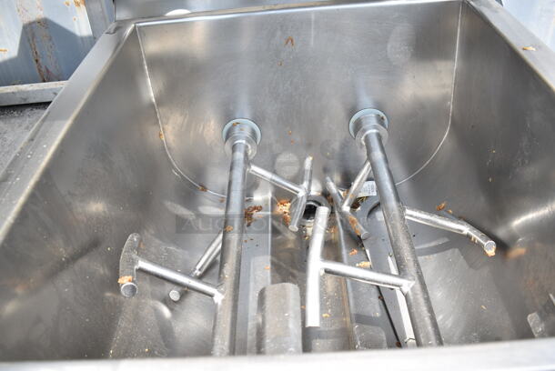 Biro 8325 Stainless Steel Commercial Floor Style Meat Mixer Grinder on Commercial Casters. 208 Volts. - Image 5 of 6