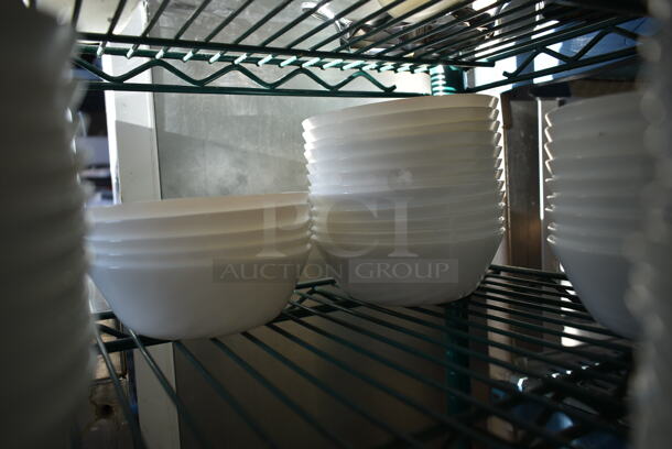 41 White Ceramic Bowls. 41 Times Your Bid! - Image 5 of 5