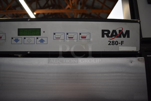 Automated Equipment RAM 280-F Stainless Steel Commercial Floor Style Frozen Fry Dispenser w/ 2 Metal Fry Baskets on Commercial Casters. 115 Volts, 1 Phase. 29x31x75. Tested and Powers On - Image 4 of 8