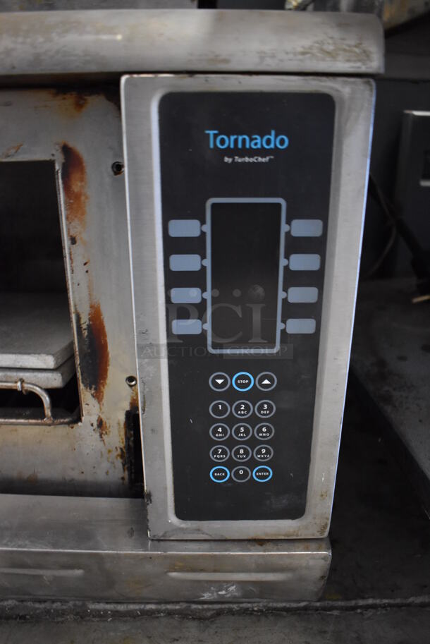 Turbochef Tornado NGCD Stainless Steel Commercial Countertop Electric Powered Rapid Cook Oven. Door and Side Panels Need To Be Reattached. 26x24x19 - Image 4 of 5