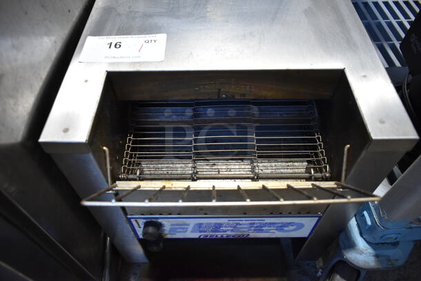 Belleco JT2-B Stainless Steel Commercial Countertop Electric Powered Conveyor Oven. 208 Volts, 1 Phase.  - Image 3 of 6