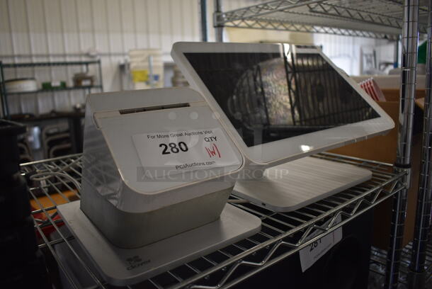 Clover Model C500 14" POS Monitor and Clover Model P550 Receipt Printer - Image 2 of 5