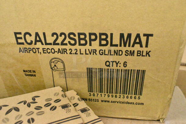 PALLET LOT of 20 BRAND NEW Boxes Including ECAL22SBPBLMAT Airpot with Lever Glass Lined, Choice 433NHT105 1/5 Large Size White "Thank You" Script Medium-Duty Plastic T-Shirt Bag - 500/Case, Choice 43302CUPC 2-Compartment Clear OPS Plastic Cupcake / Muffin Container, Brown Paper Bags, Choice 167CBR21NLHN Hair Nets, Wet Floor Pop Up Signs, Choice #16 Disher, DW 15430 Loaf Pans, Metal Baskets, Chef Master Grill Brush, LK Packaging BOR5280 Bun Pan Covers w/ Twist Ties - 80" x 52", Poly, Choice 12212105BX 12" x 10 3/4" Food Service Interfolded Pop-Up Foil Sheets - 500/Box. 20 Times Your Bid!  - Image 2 of 12