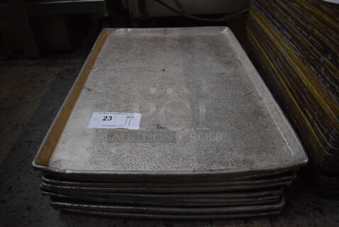 11 Metal Baking Pans. 18x26x1. 11 Times Your Bid!