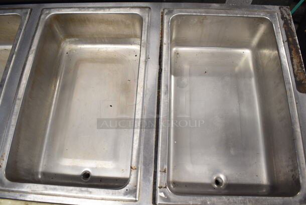 Eagle Stainless Steel Commercial 4 Well Steam Table Frame w/ Under Shelf. Cannot Test Due To Missing Power Cord - Image 3 of 5