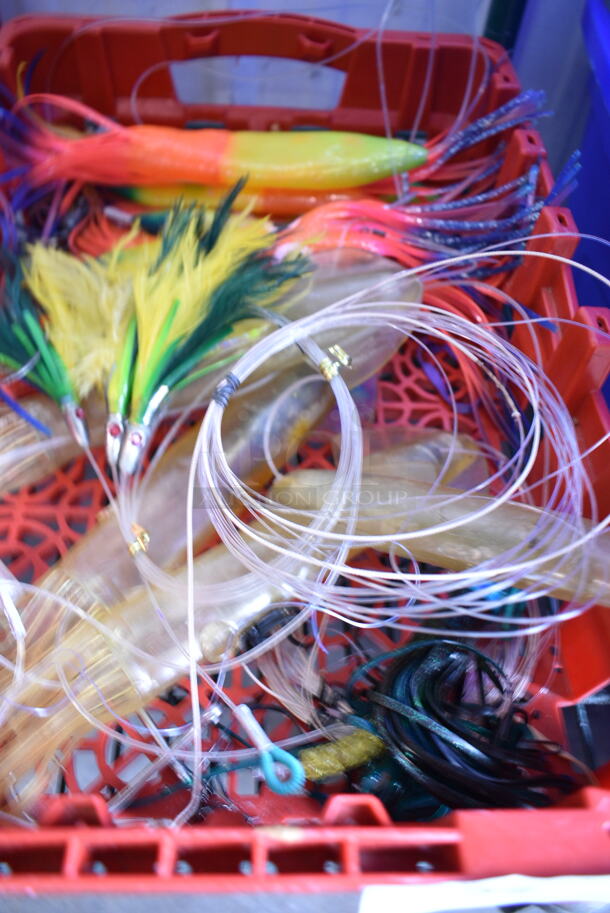 ALL ONE MONEY! Bin of Various Fishing Lures - Image 5 of 6
