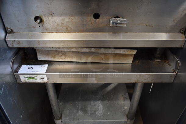 Regency 600ES2424G Stainless Steel Commercial Equipment Stand w/ Under Shelf. - Image 3 of 4